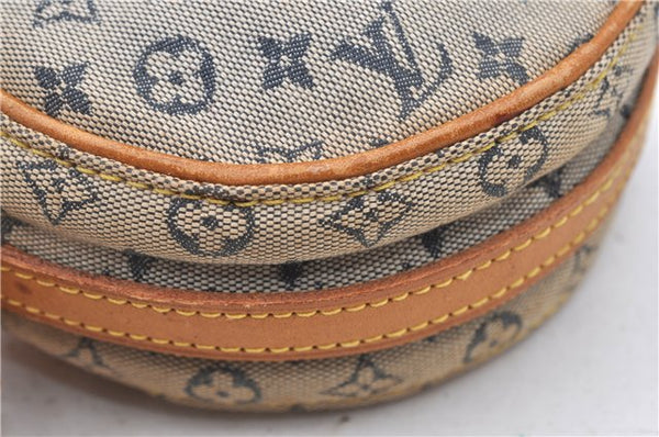 Auth Louis Vuitton Monogram Mini Jeanne PM Shoulder Cross Bag M92001 Blue H8808