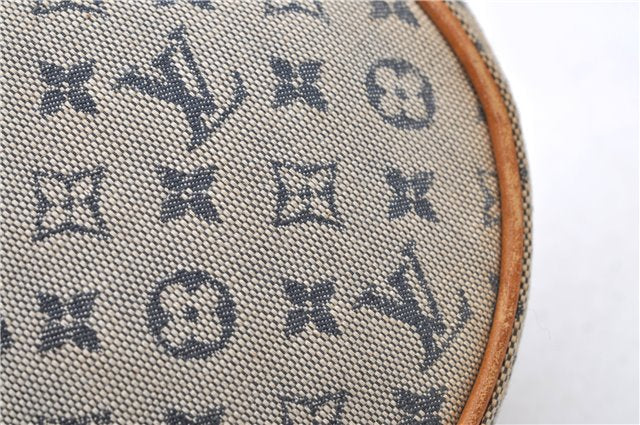 Auth Louis Vuitton Monogram Mini Jeanne PM Shoulder Cross Bag M92001 Blue H8808