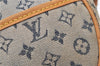 Auth Louis Vuitton Monogram Mini Jeanne PM Shoulder Cross Bag M92001 Blue H8808