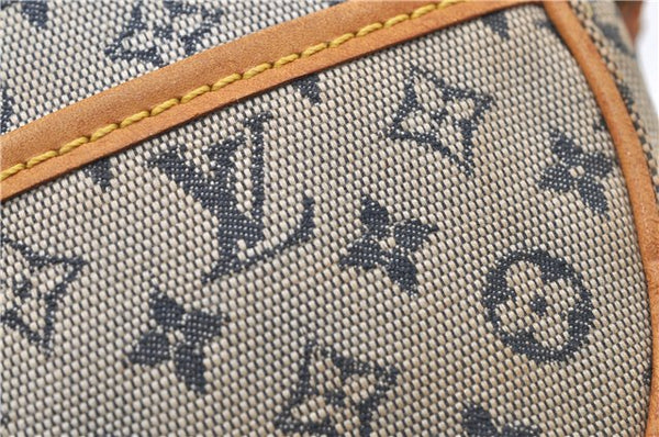 Auth Louis Vuitton Monogram Mini Jeanne PM Shoulder Cross Bag M92001 Blue H8808