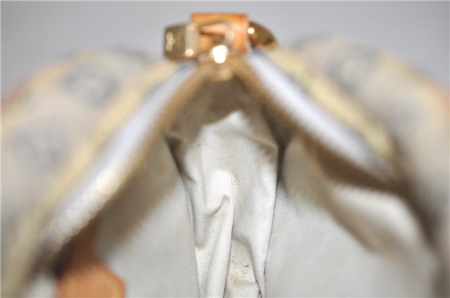 Auth Louis Vuitton Monogram Mini Jeanne PM Shoulder Cross Bag M92001 Blue H8808