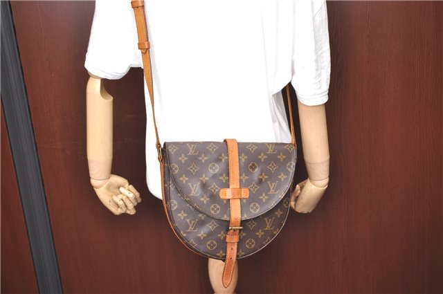 Auth Louis Vuitton Monogram Chantilly GM Shoulder Cross Body Bag M51232 LV H8822