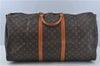 Auth Louis Vuitton Monogram Keepall Bandouliere 60 Boston Bag M41412 LV H8837