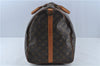 Auth Louis Vuitton Monogram Keepall Bandouliere 60 Boston Bag M41412 LV H8837
