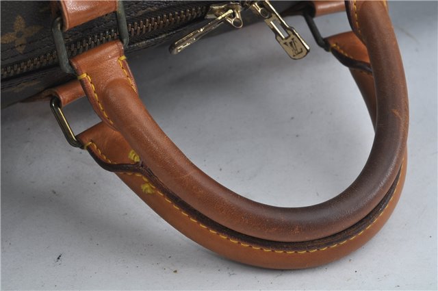 Auth Louis Vuitton Monogram Keepall Bandouliere 60 Boston Bag M41412 LV H8837