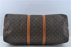Auth Louis Vuitton Monogram Keepall Bandouliere 60 Boston Bag M41412 LV H8837