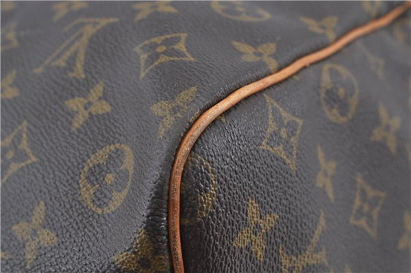 Auth Louis Vuitton Monogram Keepall Bandouliere 60 Boston Bag M41412 LV H8837