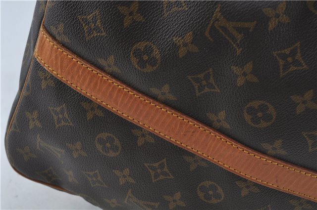 Auth Louis Vuitton Monogram Keepall Bandouliere 60 Boston Bag M41412 LV H8837