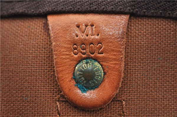 Auth Louis Vuitton Monogram Keepall Bandouliere 60 Boston Bag M41412 LV H8837