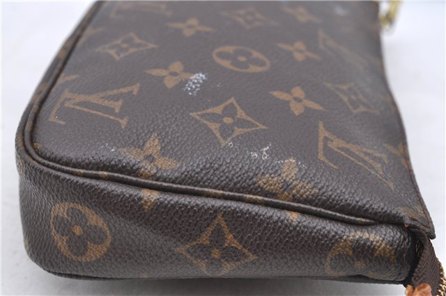 Auth Louis Vuitton Monogram Pochette Accessoires Shoulder Cross Body Pouch H8838