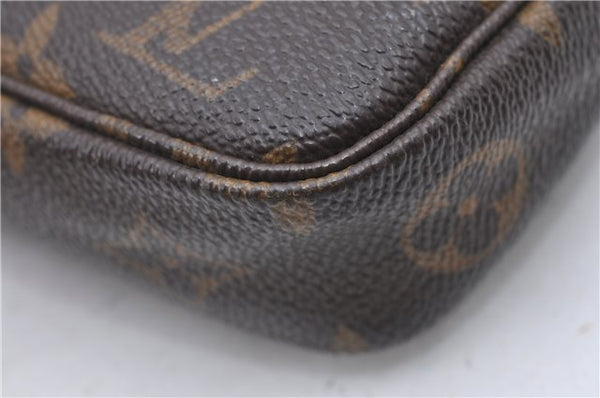 Auth Louis Vuitton Monogram Pochette Accessoires Shoulder Cross Body Pouch H8838