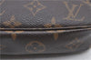 Auth Louis Vuitton Monogram Pochette Accessoires Shoulder Cross Body Pouch H8838