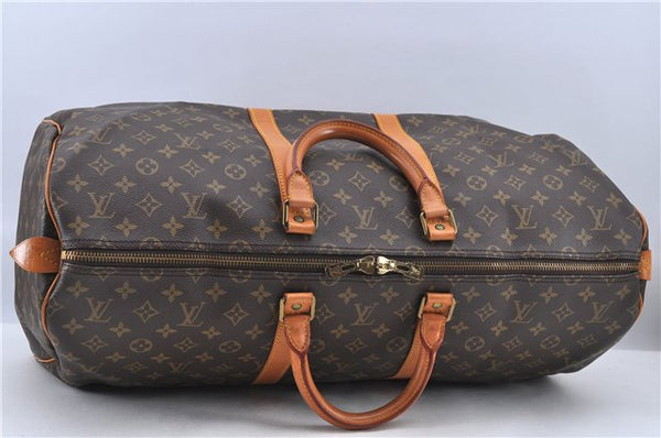 Authentic Louis Vuitton Monogram Keepall 55 Boston Bag M41424 LV H8846