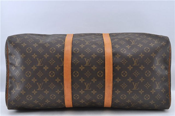 Authentic Louis Vuitton Monogram Keepall 55 Boston Bag M41424 LV H8846