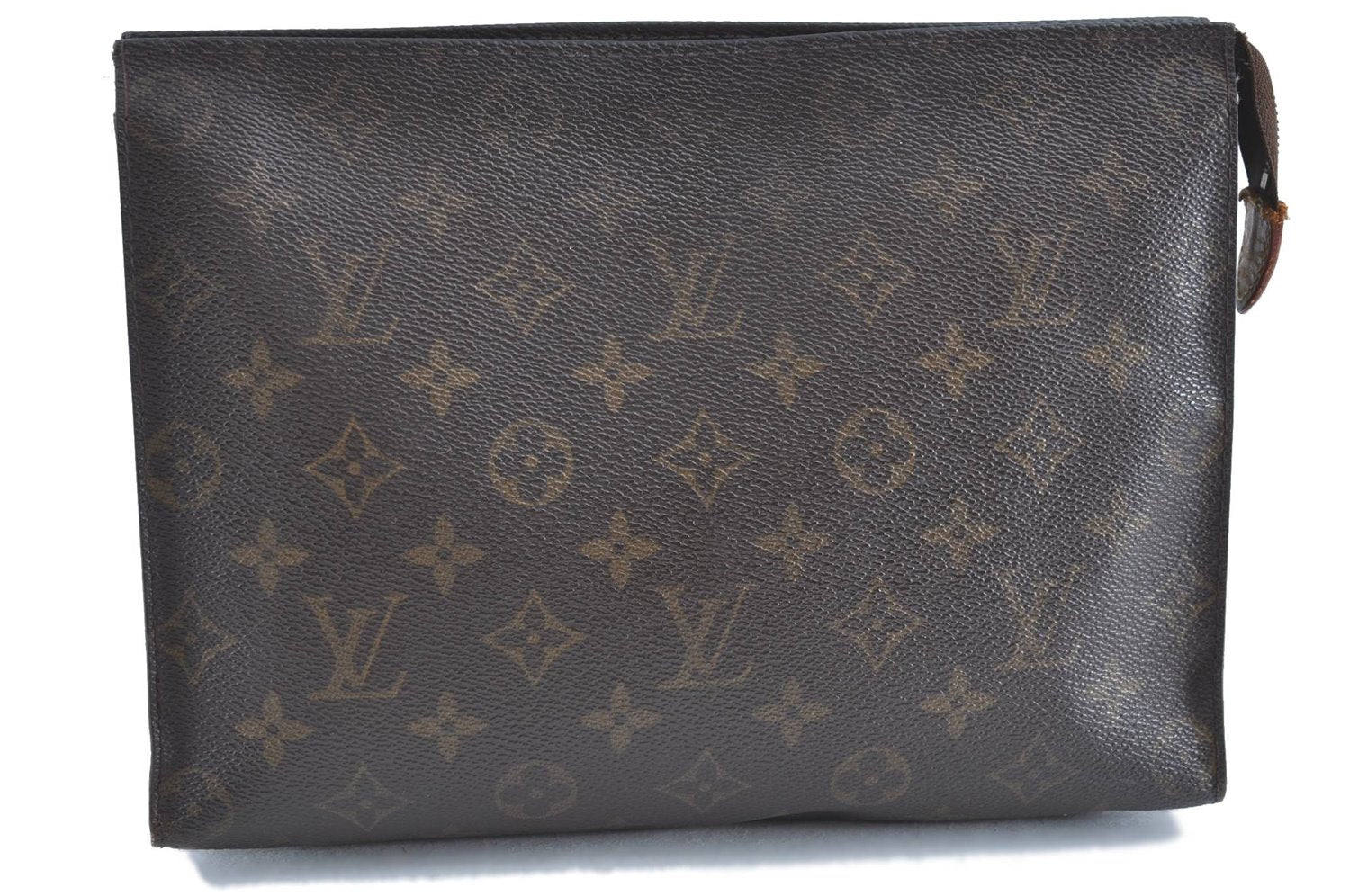 Auth Louis Vuitton Monogram Poche Toilette 26 Cosmetics Pouch M47542 Junk H8849