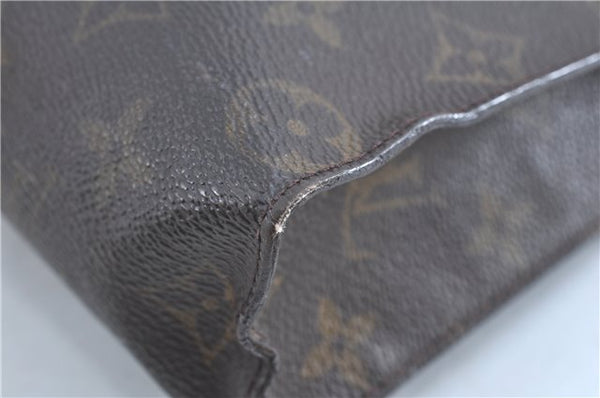 Auth Louis Vuitton Monogram Poche Toilette 26 Cosmetics Pouch M47542 Junk H8849