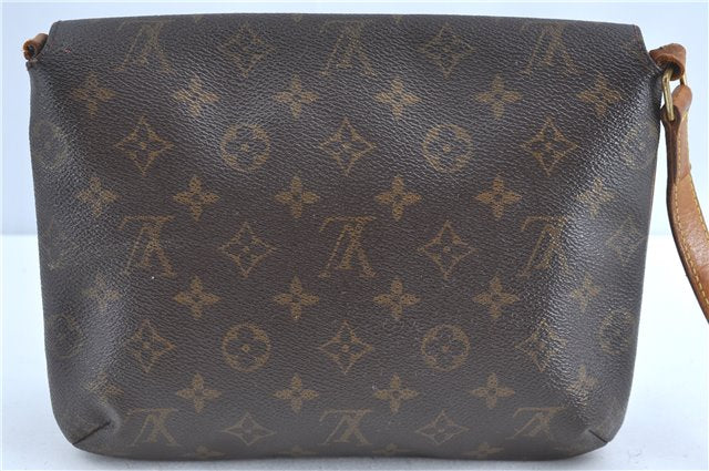 Auth Louis Vuitton Monogram Musette Tango Shoulder Cross Bag M51388 Junk H8860