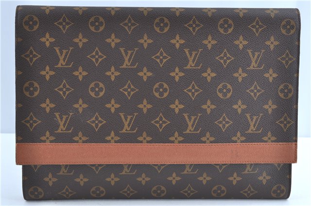 Authentic Louis Vuitton Monogram Porte Envelope Clutch Bag M51801 LV H8862