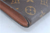 Authentic Louis Vuitton Monogram Porte Envelope Clutch Bag M51801 LV H8862