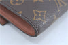 Authentic Louis Vuitton Monogram Porte Envelope Clutch Bag M51801 LV H8862