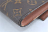 Authentic Louis Vuitton Monogram Porte Envelope Clutch Bag M51801 LV H8862