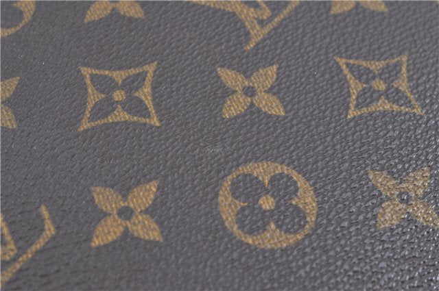 Authentic Louis Vuitton Monogram Porte Envelope Clutch Bag M51801 LV H8862