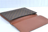 Authentic Louis Vuitton Monogram Porte Envelope Clutch Bag M51801 LV H8862