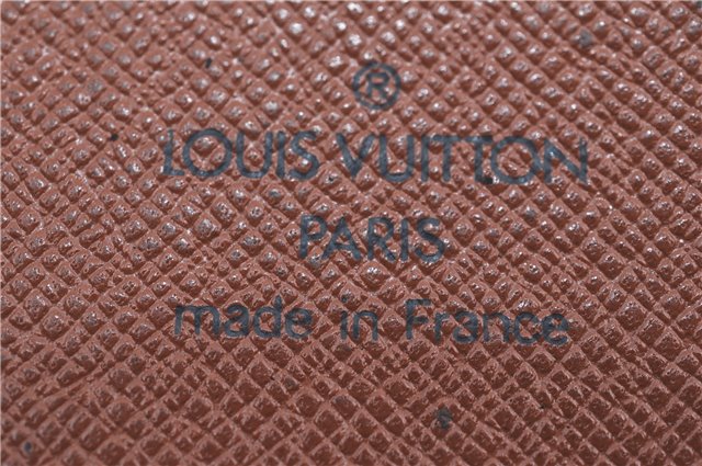 Authentic Louis Vuitton Monogram Porte Envelope Clutch Bag M51801 LV H8862