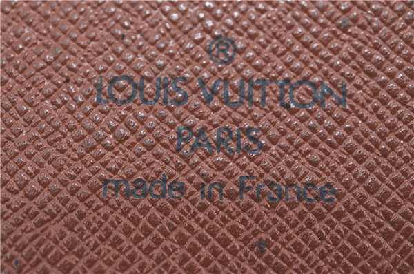 Authentic Louis Vuitton Monogram Porte Envelope Clutch Bag M51801 LV H8862