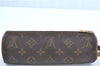 Authentic Louis Vuitton Monogram Trousse Ronde Pen Case Pouch M47630 LV H8864