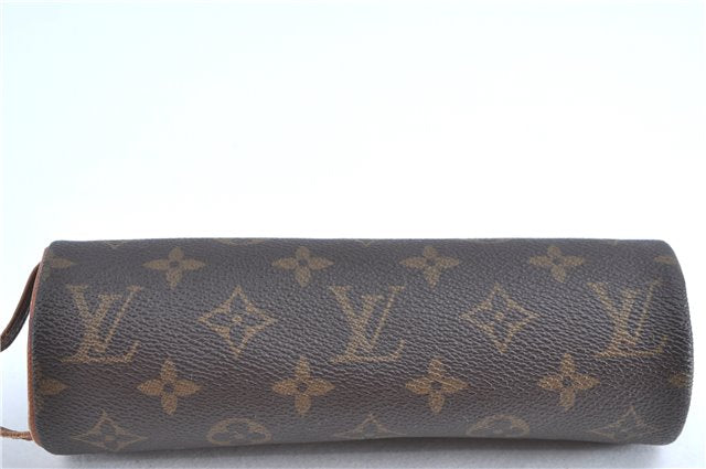 Authentic Louis Vuitton Monogram Trousse Ronde Pen Case Pouch M47630 LV H8864