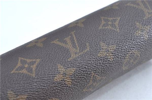 Authentic Louis Vuitton Monogram Trousse Ronde Pen Case Pouch M47630 LV H8864