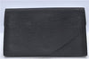 Authentic Louis Vuitton Epi Arts Deco Clutch Bag Black M52632 LV H8866