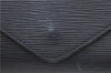 Authentic Louis Vuitton Epi Arts Deco Clutch Bag Black M52632 LV H8866