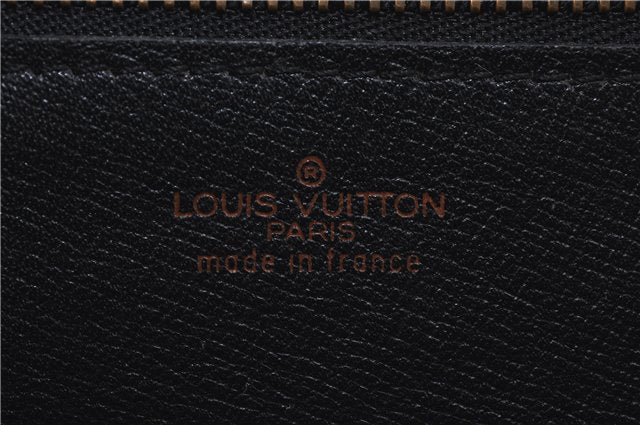 Authentic Louis Vuitton Epi Arts Deco Clutch Bag Black M52632 LV H8866