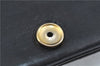 Authentic CHANEL Lamb Skin Matelasse Chain Shoulder Cross Bag Black Junk H8871