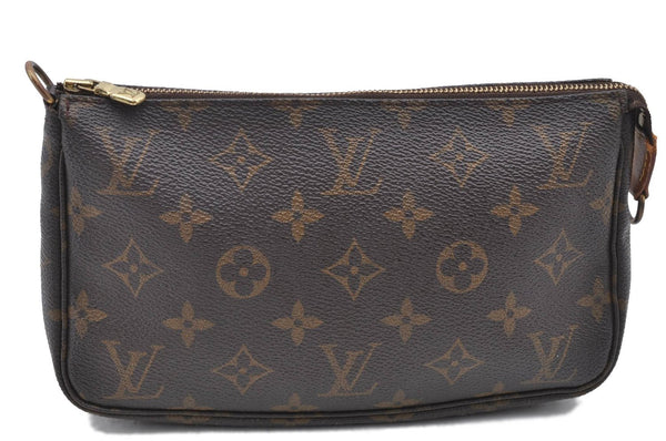 Authentic Louis Vuitton Monogram Pochette Accessoires Pouch M51980 LV H8873