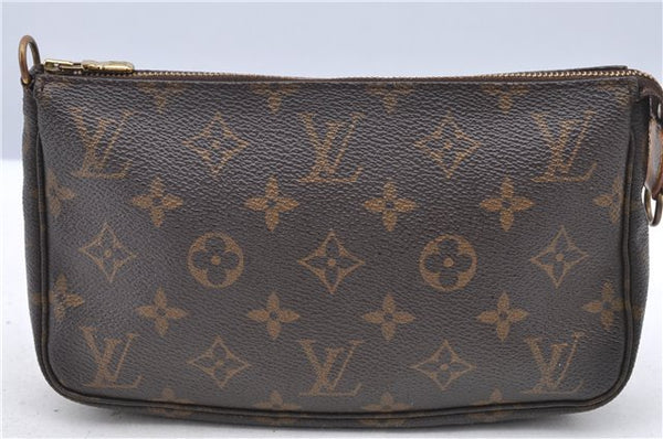 Authentic Louis Vuitton Monogram Pochette Accessoires Pouch M51980 LV H8873