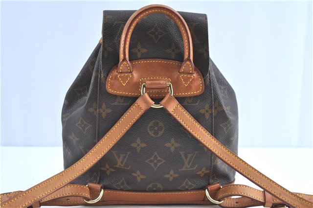 Authentic Louis Vuitton Monogram Montsouris PM Backpack M51137 LV H8875