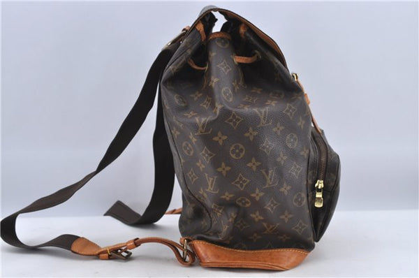 Authentic Louis Vuitton Monogram Montsouris GM Backpack M51135 LV H8877