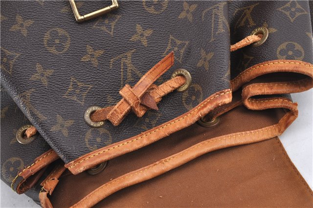 Authentic Louis Vuitton Monogram Montsouris GM Backpack M51135 LV H8877