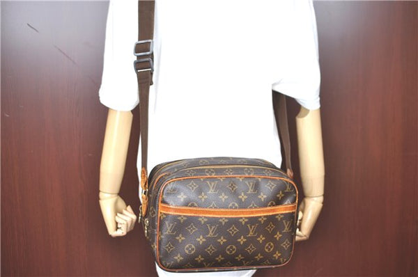 Auth Louis Vuitton Monogram Reporter PM Shoulder Cross Body Bag M45254 LV H8879