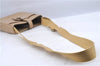 Authentic BURBERRY Vintage Leather Shoulder Cross Body Bag Beige H8880