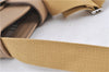 Authentic BURBERRY Vintage Leather Shoulder Cross Body Bag Beige H8880