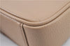 Authentic BURBERRY Vintage Leather Shoulder Cross Body Bag Beige H8880