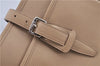 Authentic BURBERRY Vintage Leather Shoulder Cross Body Bag Beige H8880