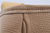 Authentic BURBERRY Vintage Leather Shoulder Cross Body Bag Beige H8880