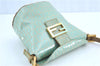 Authentic FENDI Zucchino Shoulder Hand Bag PVC Leather Light Blue H8881