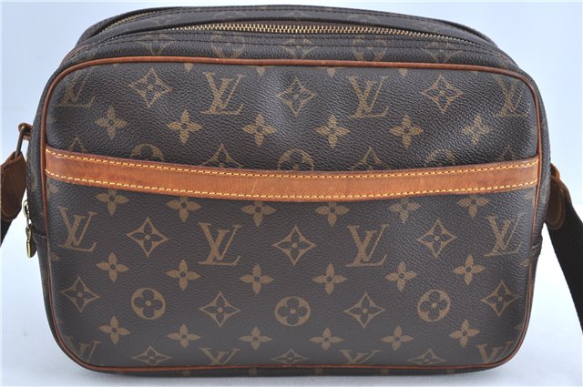 Auth Louis Vuitton Monogram Reporter PM Shoulder Cross Body Bag M45254 LV H8882