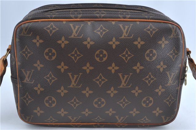 Auth Louis Vuitton Monogram Reporter PM Shoulder Cross Body Bag M45254 LV H8882